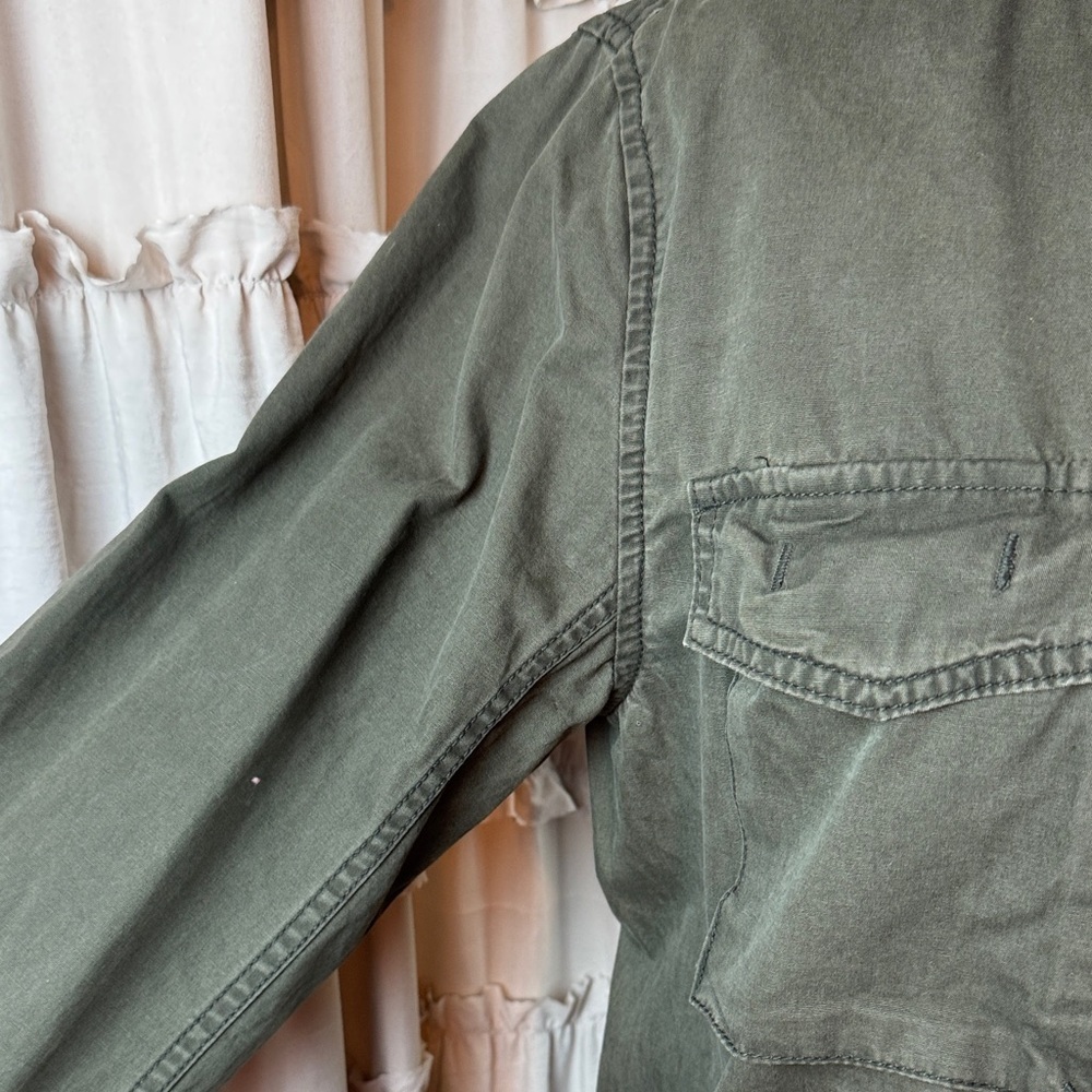 GAP Women's Army Green Barn Chore Field Jacket Coat Size XS NWT - Picture 4 of 11